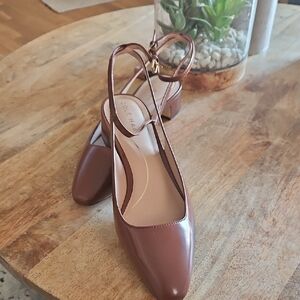 Cole Haan Brown Slingback Heels
